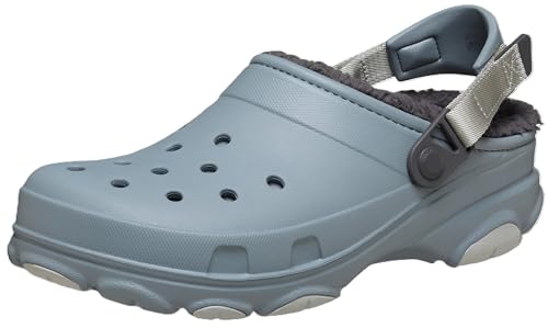 Crocs Unisex-Erwachsene All Terrain gefütterte Clogs mit verstellbarem Fersenriemen, Beton, 45/48 EU von Crocs