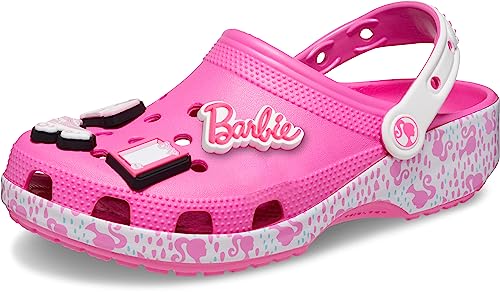 Crocs Unisex-Erwachsene Barbie Classic Clogs Barbie Schuhe Clog, Electric Pink, 10 Women/8 Men von Crocs