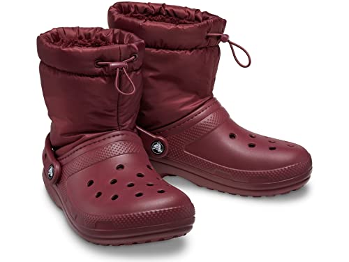 Crocs Unisex Classic Lined Neo Puff Boot Holzschuh, Granat, 39 EU von Crocs