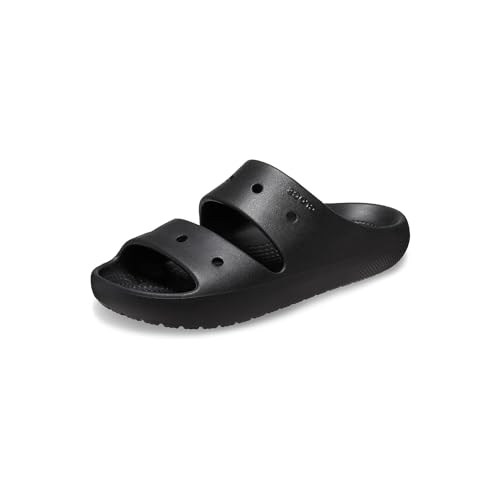 Crocs Unisex Erwachsene Classic Sandal v2 Sandalen, Black, 46/47 EU von Crocs
