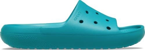 Crocs Unisex Erwachsene Classic Slide V2 Sandalen, Turbo Teal, 34.5/36 EU von Crocs