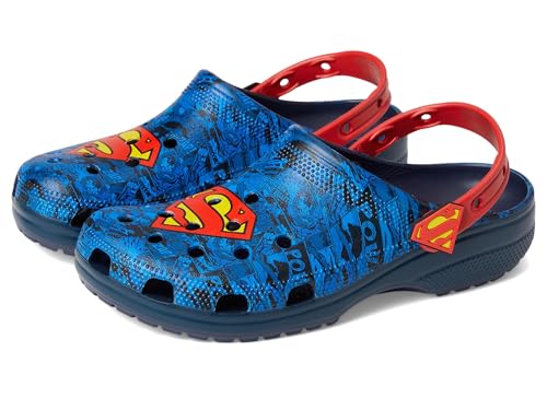 Crocs Unisex-Erwachsene Classic Superman Clog, Mehrfarbig/Meereswellen (Ocean Tides), 5 Women/3 Men von Crocs