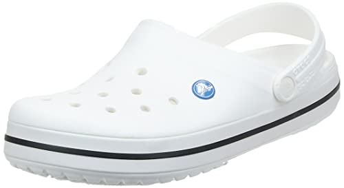 crocs Unisex-Erwachsene Crocband U Clogs,Weiß White,42/43 EU von Crocs