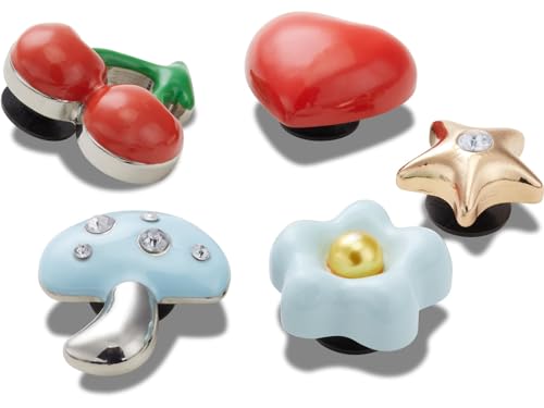 Crocs Unisex-Erwachsene Girls and Teens Cute Collection Multi Packs Schuhanhänger, Geschwollene Metalle von Crocs