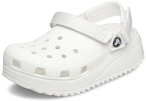 Crocs Unisex Erwachsene Hiker Clog Clog, White/White, 36/37 EU von Crocs