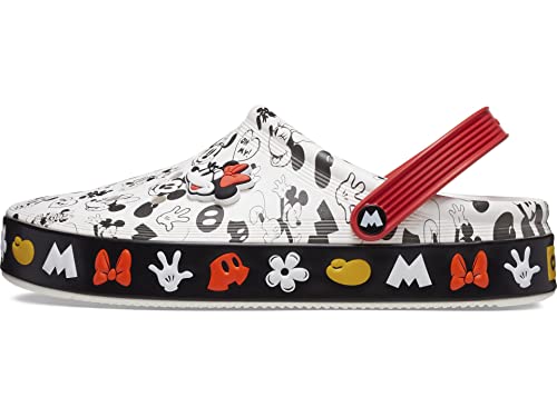 Crocs Unisex-Erwachsene Mickey Off Court Clog, Weiss/opulenter Garten, 48/50.5 EU von Crocs