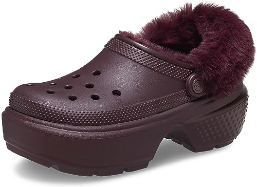 Crocs Unisex-Erwachsene Stomp Lined Clog, Rot (Dark Cherry), 38/39 EU von Crocs