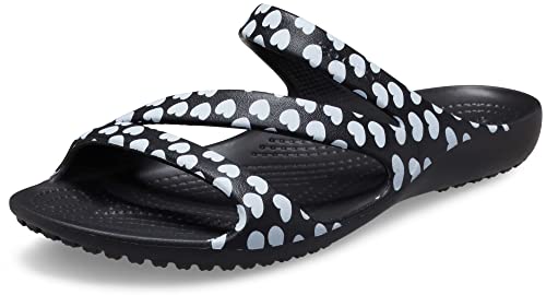 Crocs Damen Kadee Ii Sandal W Clog, schwarz/weiß, 5 UK von Crocs