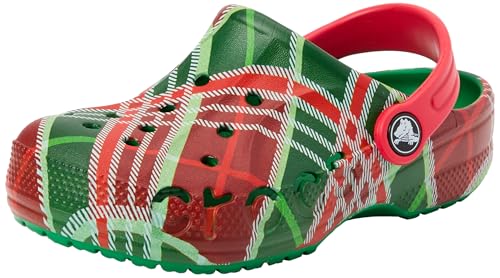 Crocs Unisex Kinder Baya Holiday Plaid Clog K Clog, Kelly Green, 30/31 EU Crocs Unisex Kinder Baya Holiday Plaid Clog K Clog, Kelly Green, 30/31 EU von Crocs