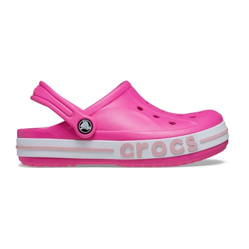 Crocs Unisex Kinder Bayaband Clog T Holzschuh, Electric Pink Petal Pink von Crocs