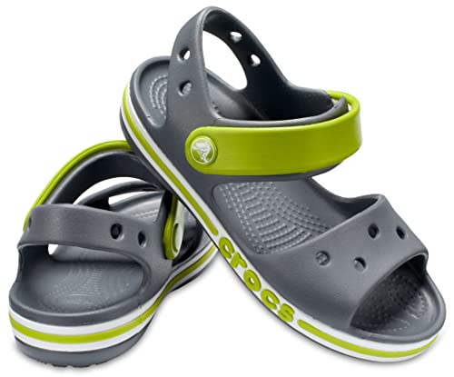 Crocs Bayaband Sandal K Freizeit Flip Flops und Unisex Sportwear für Kinder, Charcoal, 30/31 EU von Crocs