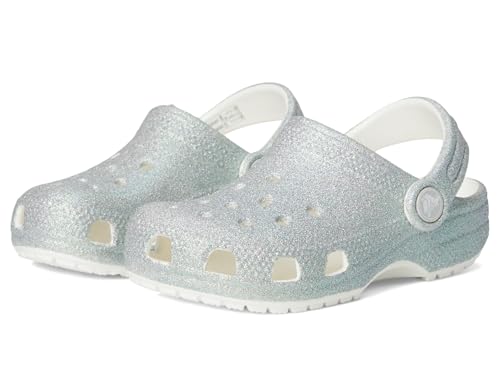 Crocs Unisex Kinder Classic Iridescent Glitter CgT Clog, White, 25/26 EU Crocs Unisex Kinder Classic Iridescent Glitter CgT Clog, White, 25/26 EU von Crocs
