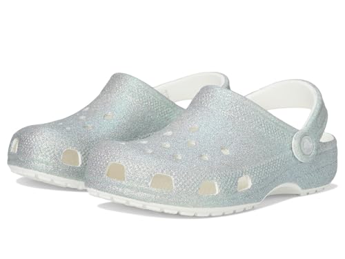 Crocs Unisex Kinder Classic Iridescent Glitter CgK Clog, White, 28/29 EU Crocs Unisex Kinder Classic Iridescent Glitter CgK Clog, White, 28/29 EU von Crocs