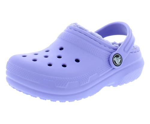 Crocs Unisex Kinder Classic Lined Clog K, Digitales Violett, 29/30 EU von Crocs