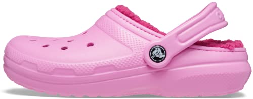 Crocs Unisex Kinder Classic Lined Clog K, Taffy Pink, 33/34 EU von Crocs