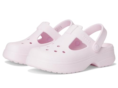 Crocs Unisex Kinder Classic Mary Jane Clog K Clog, Pink Milk, 36/37 EU von Crocs