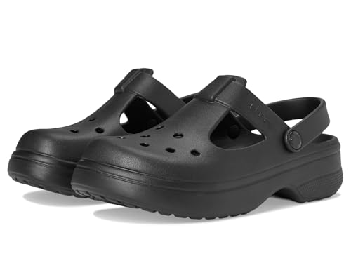 Crocs Unisex Kinder Classic Mary Jane Clog K Clog, Black, 29/30 EU von Crocs