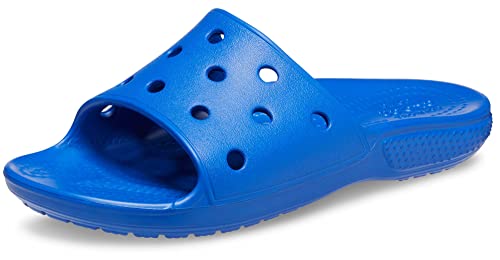 Crocs Unisex Kinder Classic Slide K Holzschuh, Blue Bolt, 28/29 EU von Crocs