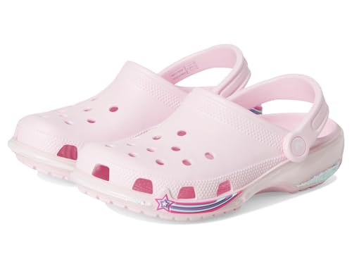 Crocs Unisex Kinder Classic Star Sparkle Shaker Clog K Clog, Pink Milk, 38/39 EU von Crocs