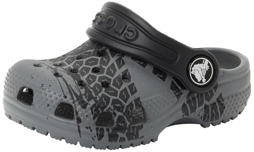 Crocs Unisex Kinder Classic Tire Print Clog T Clog, Slate Grey, 27/28 EU Crocs Unisex Kinder Classic Tire Print Clog T Clog, Slate Grey, 27/28 EU von Crocs