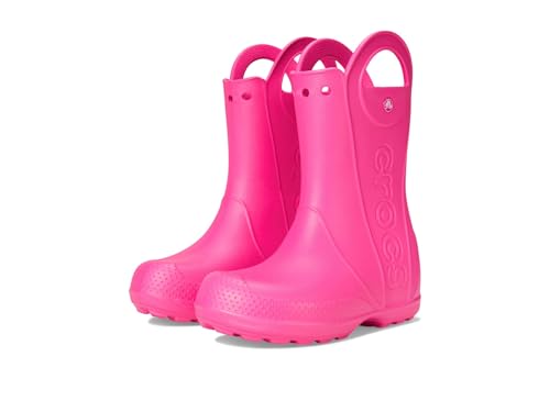 Crocs Unisex Kinder Handle It Rain Boot K Stiefel, Pink Crush, 29/30 EU von Crocs