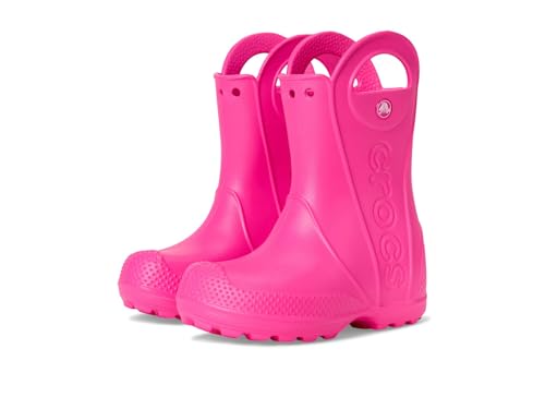 Crocs Unisex Kinder Handle It Rain Boot T Stiefel, Pink Crush, 27/28 EU von Crocs