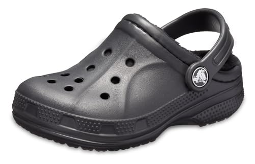 Crocs Unisex Kinder Ralen Lined Clog K Holzschuh, Black/Black von Crocs