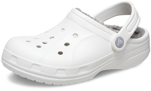 Crocs Unisex Kinder Ralen Lined Clog K Holzschuh, White Light Grey, 27/29 EU von Crocs