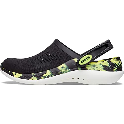 Crocs unisex-adult Literide 360 Clog Clog, Black/Citrus, 38/39 EU von Crocs