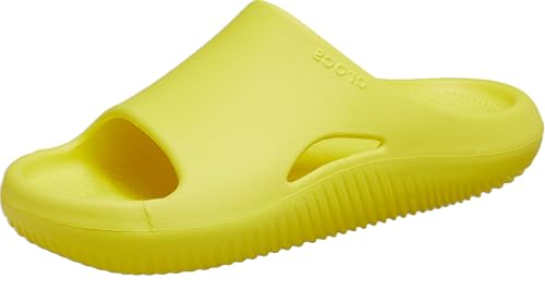 Crocs Unisex Mellow Recovery Slides Sandal, Cyber Yellow, Größe 45–46 von Crocs
