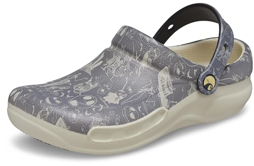 Crocs Unisex Bistro Graphic Clog Holzschuh, Nightmare Bfr Xmas White, 41/42 EU von Crocs