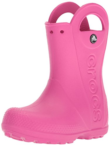 Crocs Unisex-Regenstiefel, für Kinder, Handle It-Regenstiefel, Fuchsia, 34/35 EU von Crocs