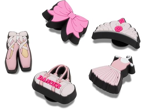 Crocs Unisex Shoe 5-Pack | Personalize with Jibbitz for Schuh-Charme, Ballet Class von Crocs