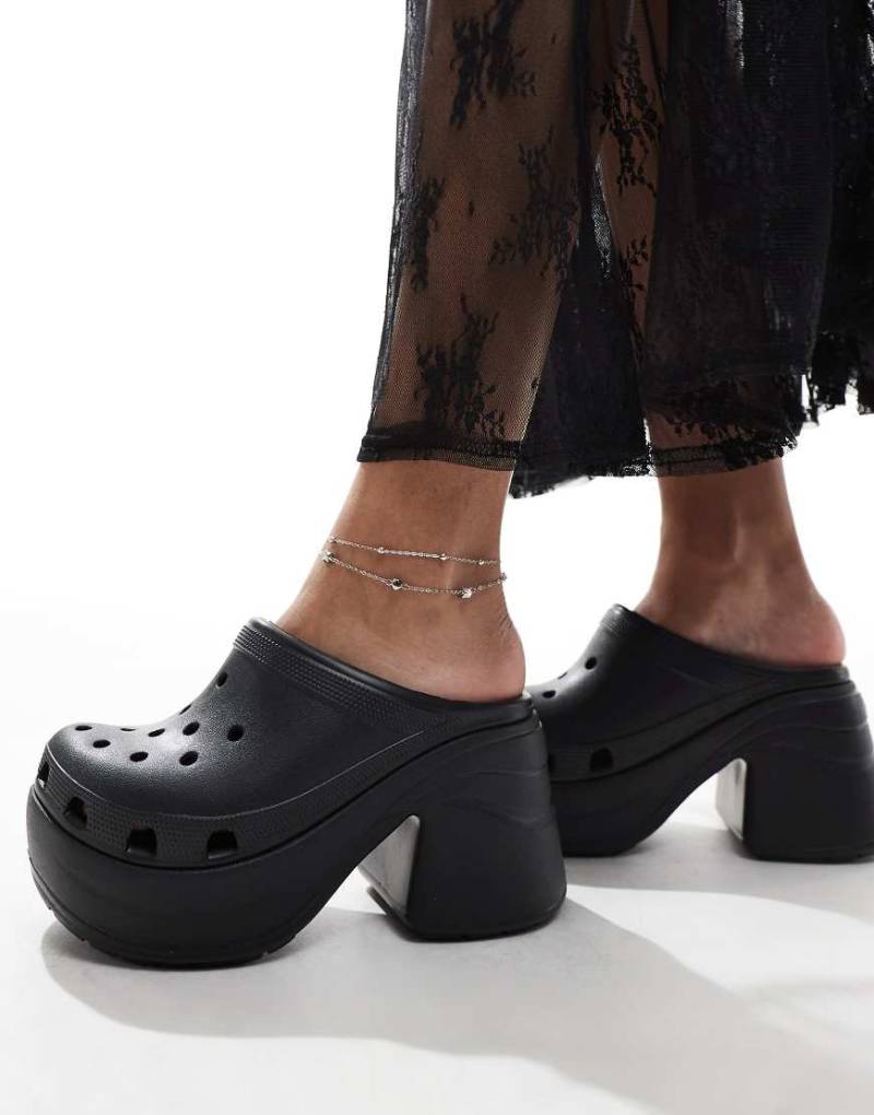 Crocs - Unisex - Siren - Clogs in Schwarz von Crocs