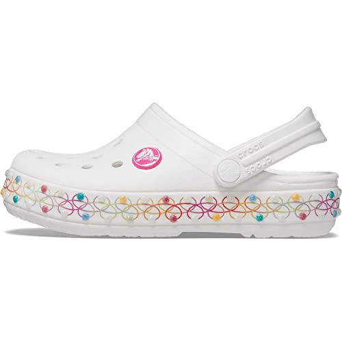 Crocs Unisex Slides, White, 32 EU von Crocs