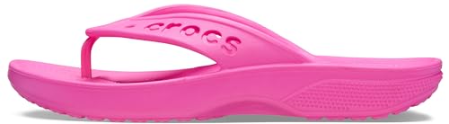 Crocs Unisex Via Flip Sandal, Electric Pink, 45 EU, Electric Pink, 45/46 EU von Crocs