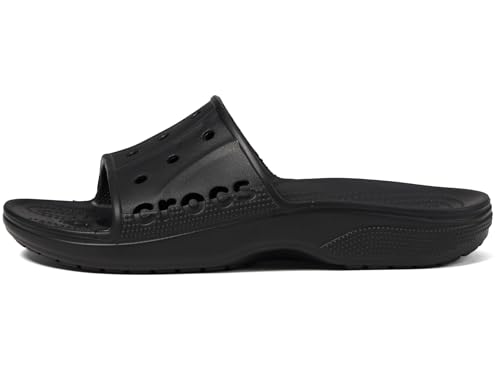 Crocs Unisex Via Slide Sandale, Schwarz, 38 EU, Schwarz, 37/38 EU von Crocs