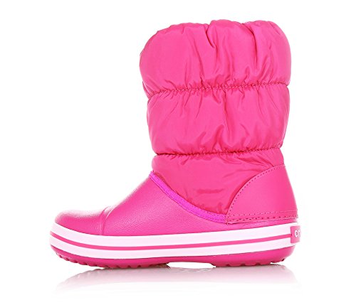 Crocs Winter Puff Boot Kids, Unisex - Kinder Schneestiefel, Pink (Candy Pink), 24/25 EU von Crocs