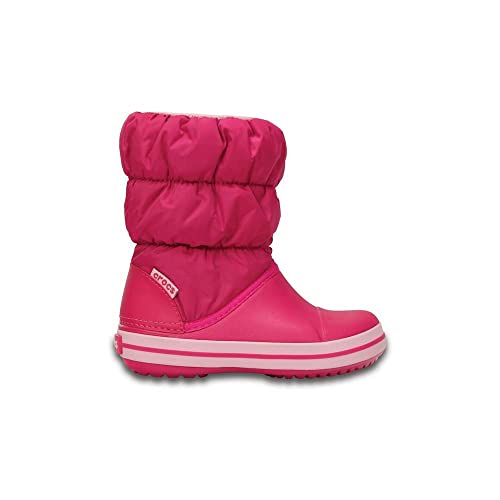 Crocs Winter Puff Boot Kids, Unisex - Kinder Schneestiefel, Pink (Candy Pink), 33/34 EU von Crocs