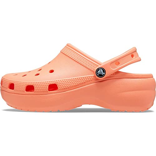 Crocs Klassischer Damen-Plateau-Clog W, Papaya, 34/35 EU von Crocs