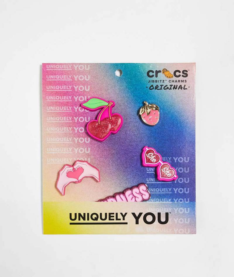 Crocs x ASOS - Girl Power- 5er-Pack Jibbitz-Bunt von Crocs