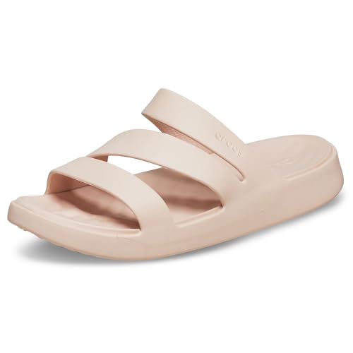 Crocs Getaway Strappy Sandal W 209587-6UR, Women slides, Beige, EU von Crocs