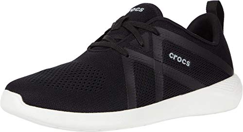 crocs Herren Literide Modform Lace M Freizeitschuhe und Sportbekleidung Man, Multicolor (Schwarz/Weiß), 46 EU von Crocs