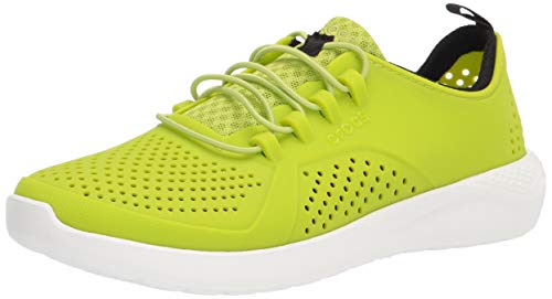 crocs Literide Pacer Kids Limone Verde Punch/Nero Croslite von Crocs