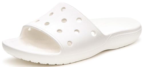 Crocs unisex-adult Classic Slide Sandal Slide Sandal, White, 36/37 EU von Crocs