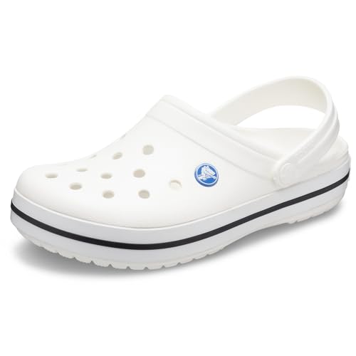 crocs Unisex-Erwachsene Crocband U Clogs,Weiß White,45/46 EU von Crocs