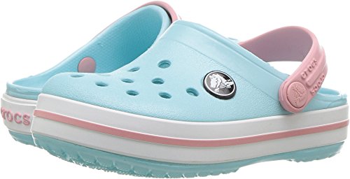 crocs Unisex-Kinder Crocband K Clogs, Ice Blue/White 4S3, 24/25 EU von Crocs