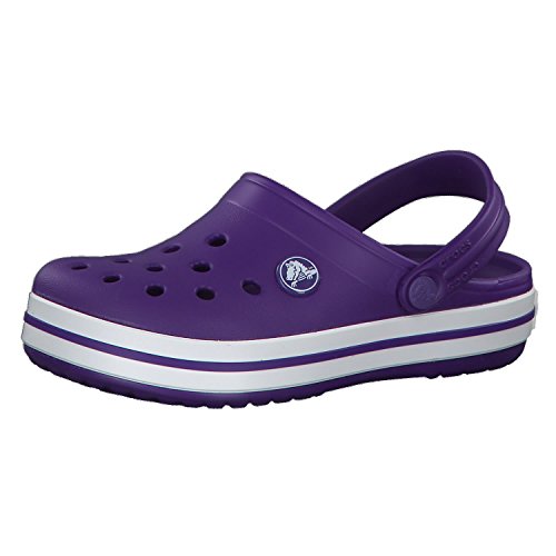 crocs Unisex-Kinder Crocband K Clogs, Ultraviolet/White, 19/20 EU von Crocs