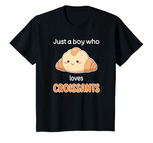 Kinder Croissant Shirt Jungen I Love Croissants Kinder Croissant Lover T-Shirt von Croissant Boys TShirtz & More
