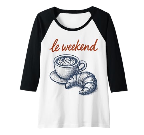 Damen Croissant Weekend Coffee Cappuccino Kaffee Raglan Damen Croissant Weekend Coffee Cappuccino Kaffee Raglan von Croissant Weekend Coffee Cappuccino Kaffee